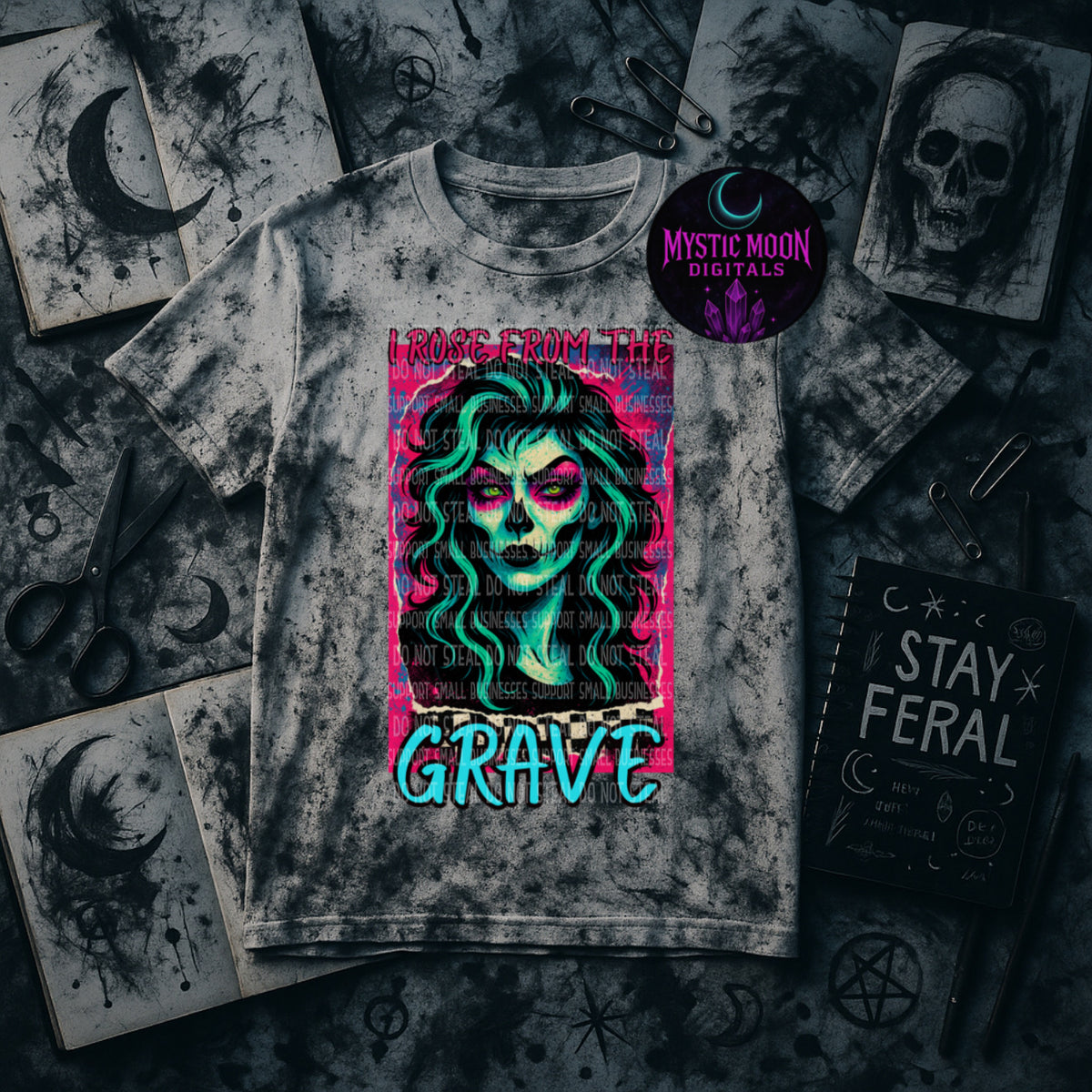 I Rose From The Grave PNG | Digital File | Digital Download Only