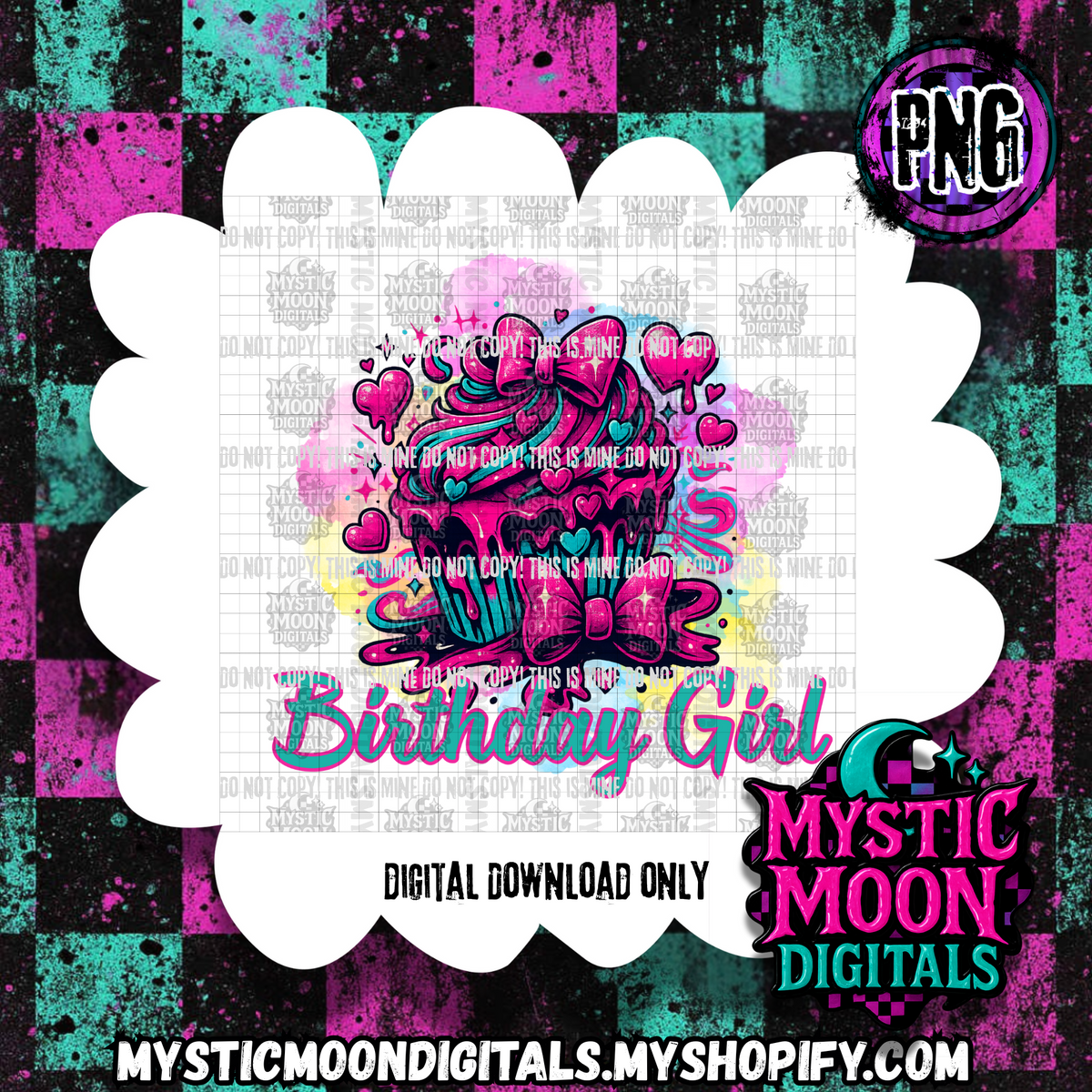 Birthday Girl PNG | Digital File | Digital Download Only