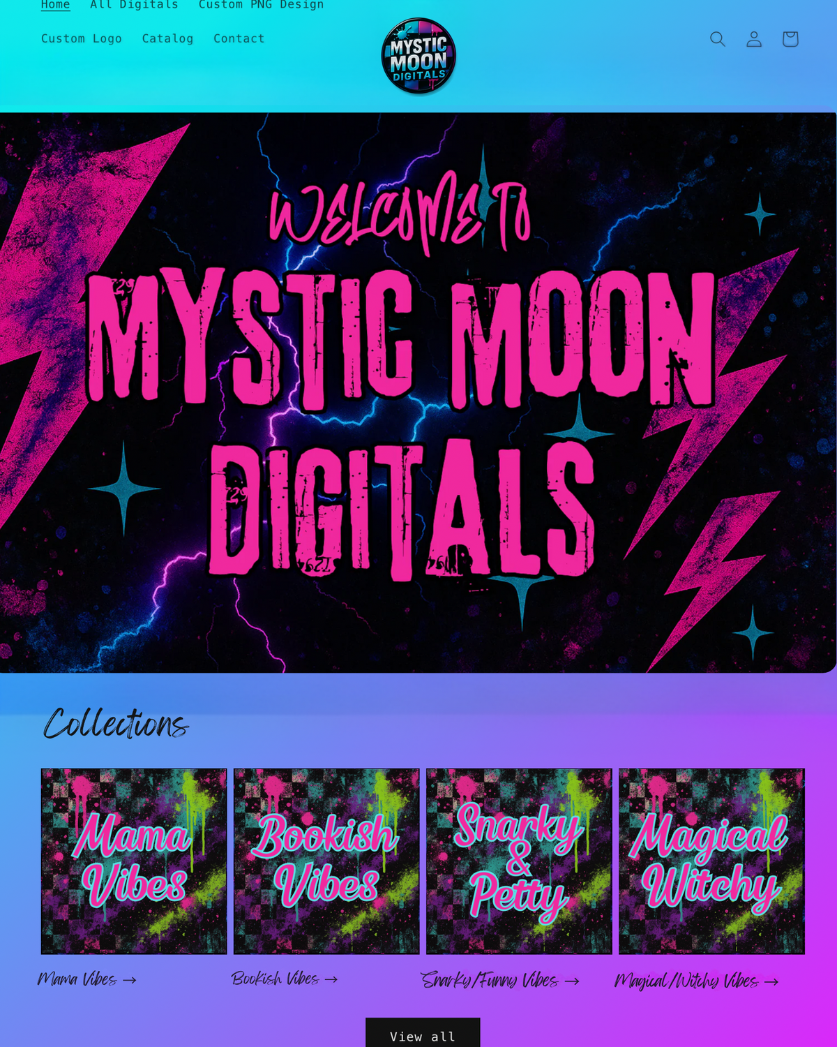 Grunge Checkered Website Collections|Editable Canva Template|Digital Product