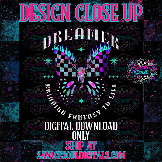 Dreamer PNG | Digital File | Digital Download Only