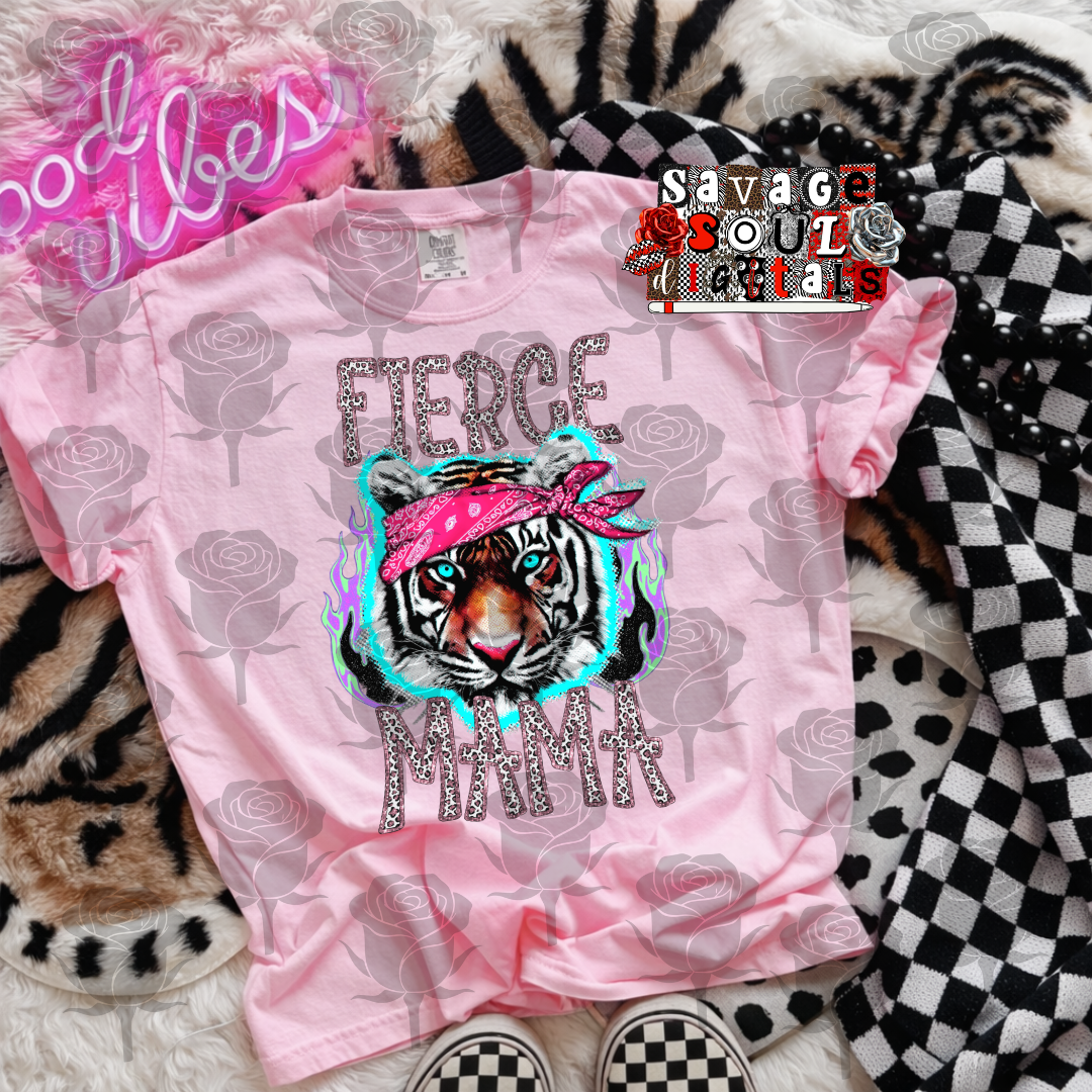 Fierce Mama PNG | Digital File | Digital Download Only