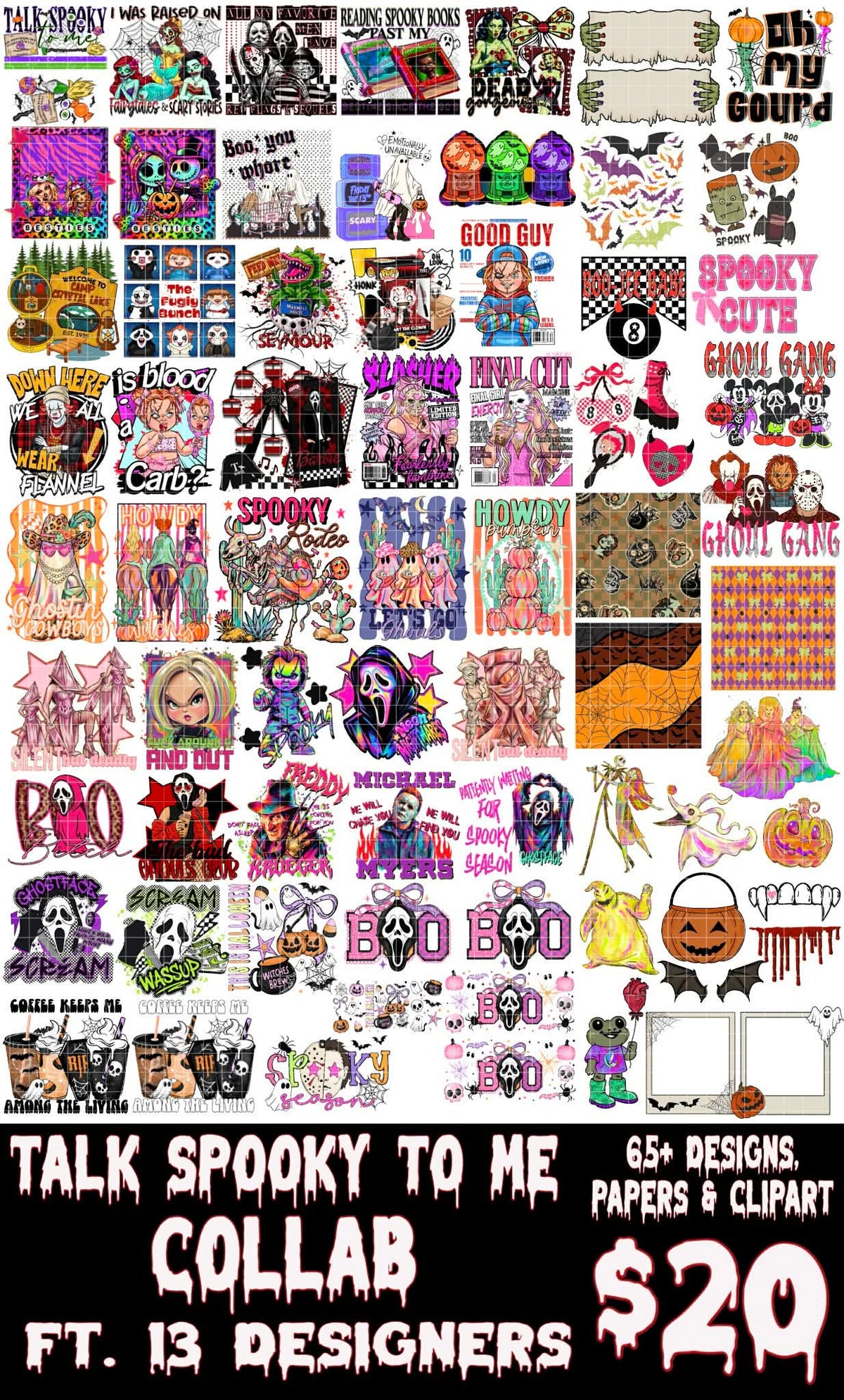 Talk Spooky To Me Collab | PNG | Collabs | Digital Files Only | Digital Download Only