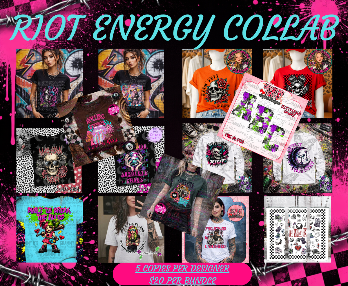 Riot Energy Collab | PNG | Collabs | Digital Files Only | Digital Download Only