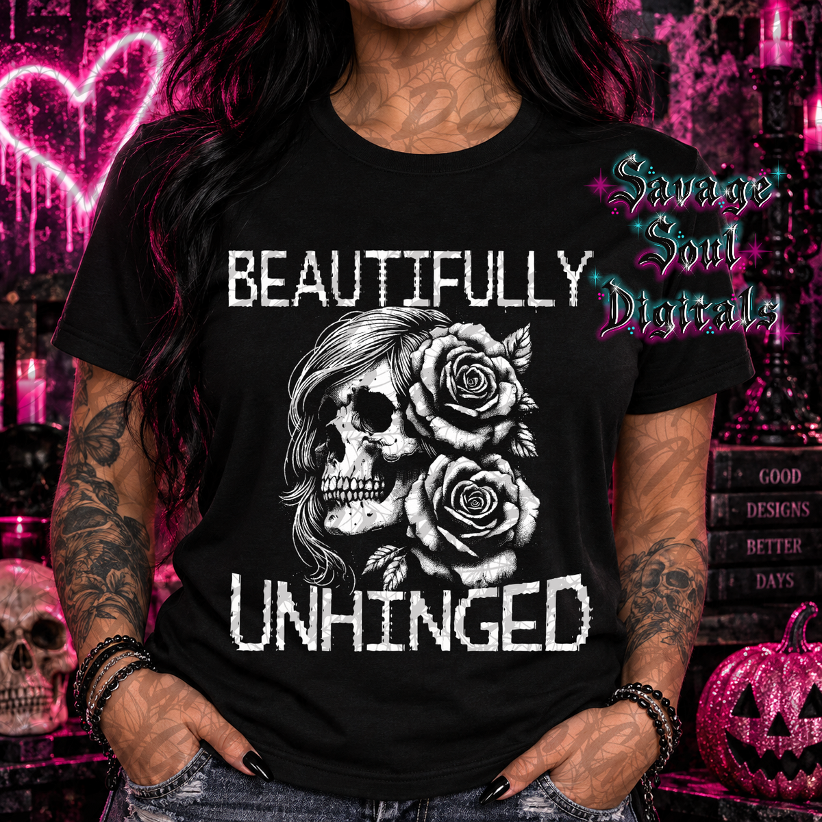 Beautifully Unhinged PNG | Digital Download Only