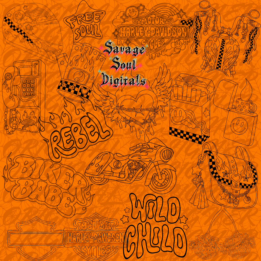 Twisted Throttle Outline Bundle | Digital Download Only
