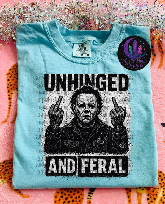 Unhinged And Feral Michael PNG | Digital File | Digital Download Only