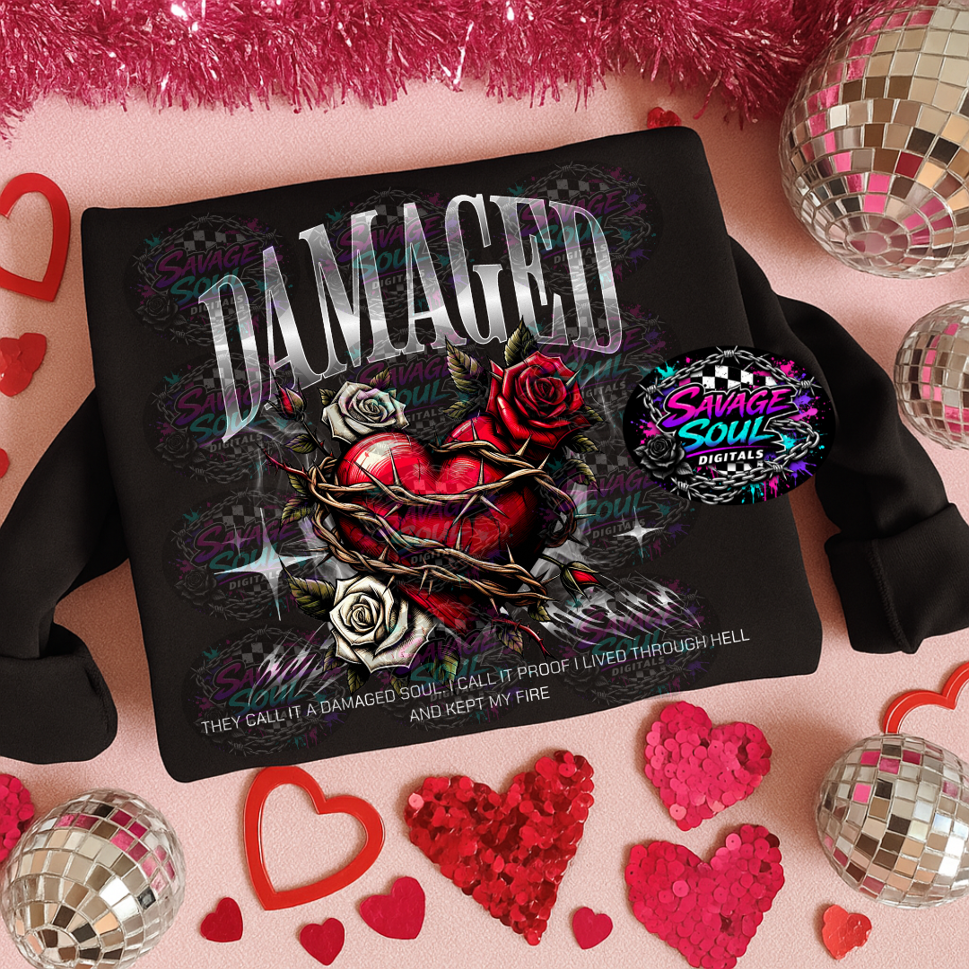 Damaged PNG | Digital File | Digital Download Only