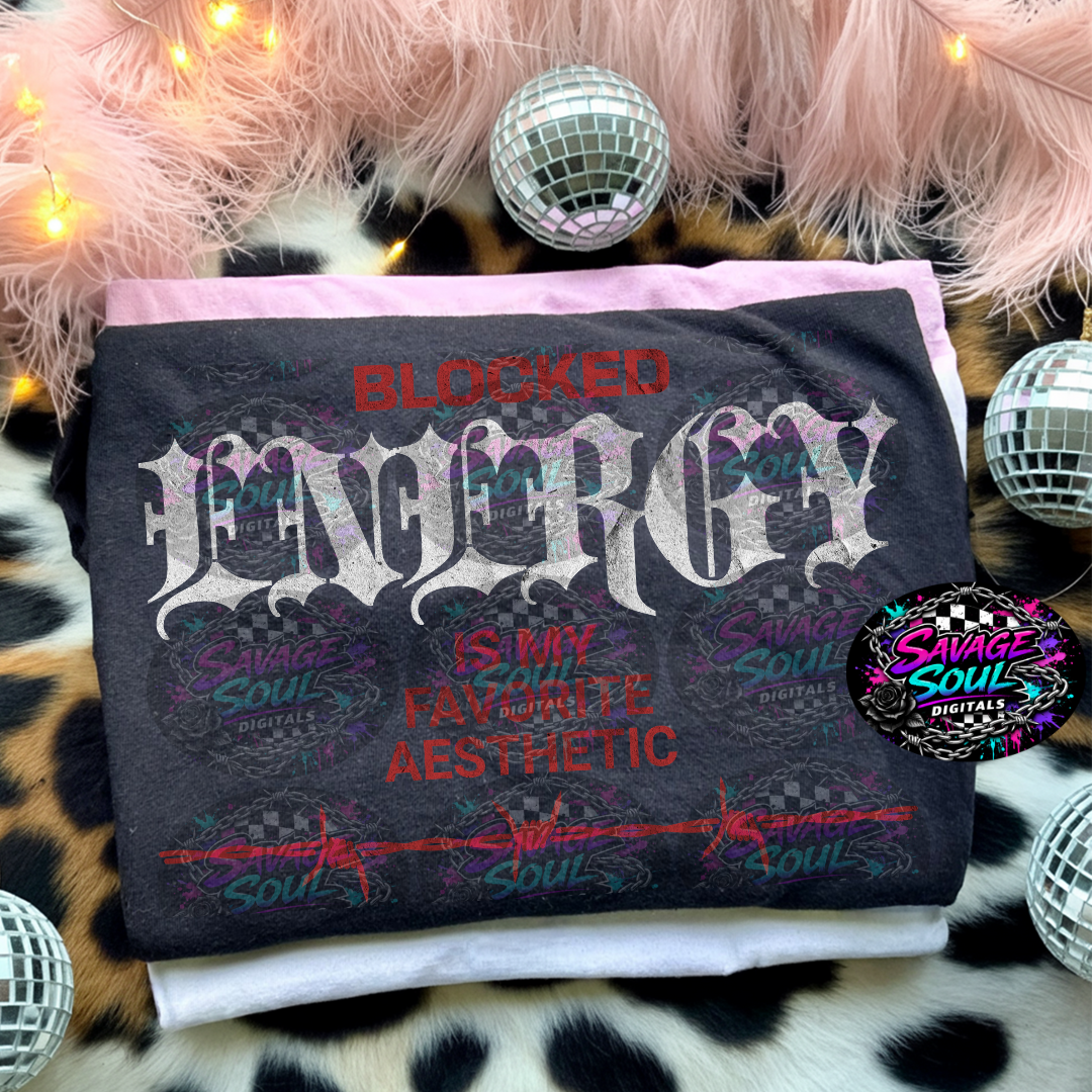 Blocked Energy PNG | Digital File | Digital Download Only