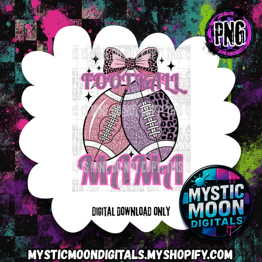 Football Mama PNG | Digital File | Digital Download Only