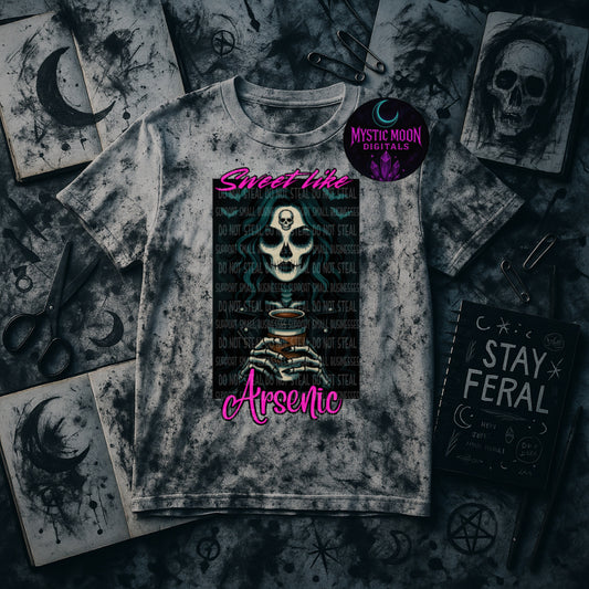 Sweet Like Arsenic PNG | Digital File | Digital Download Only