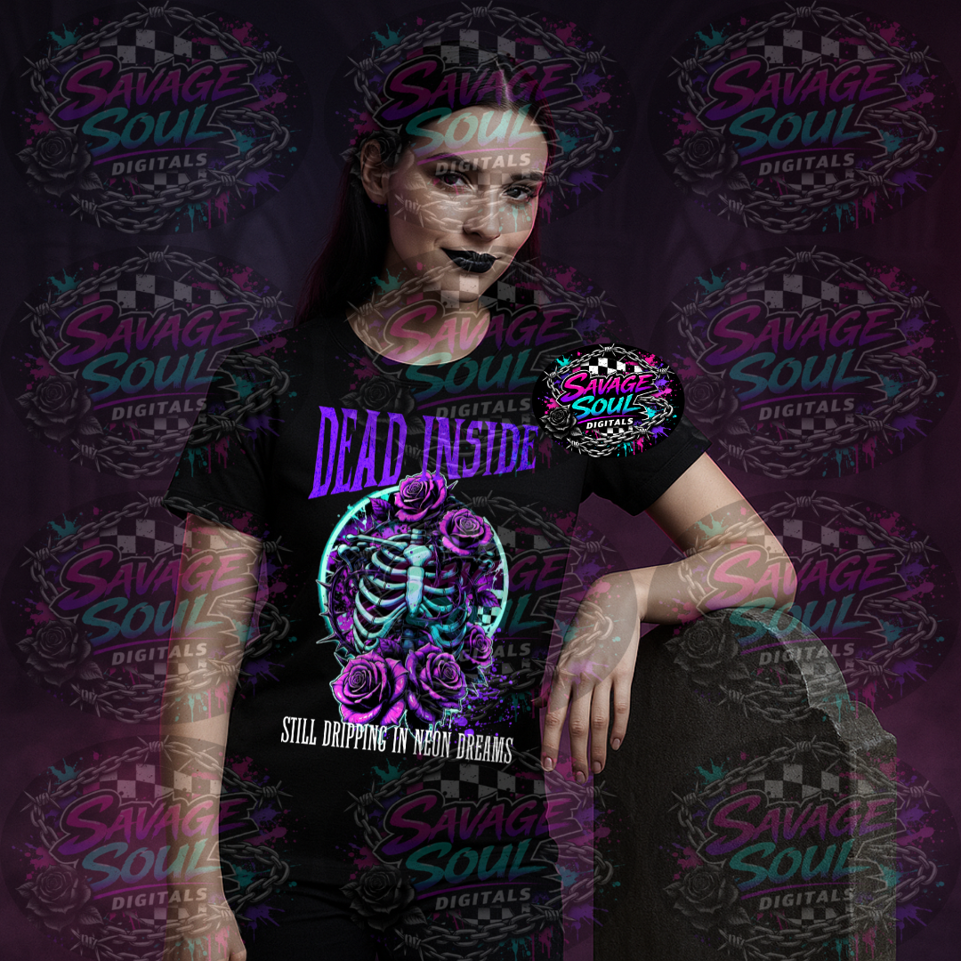 Dead Inside PNG | Digital File | Digital Download Only