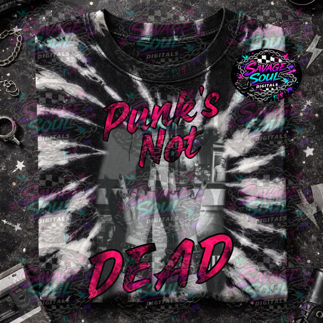 Punks Not Dead PNG | Digital File | Digital Download Only