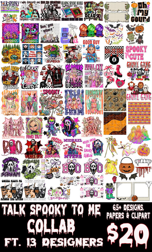 Talk Spooky To Me Collab | PNG | Collabs | Digital Files Only | Digital Download Only