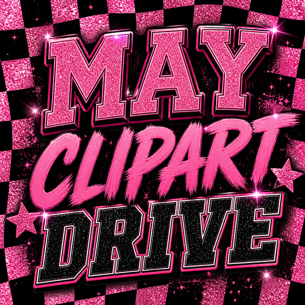 May Clipart Drive | Digital Download