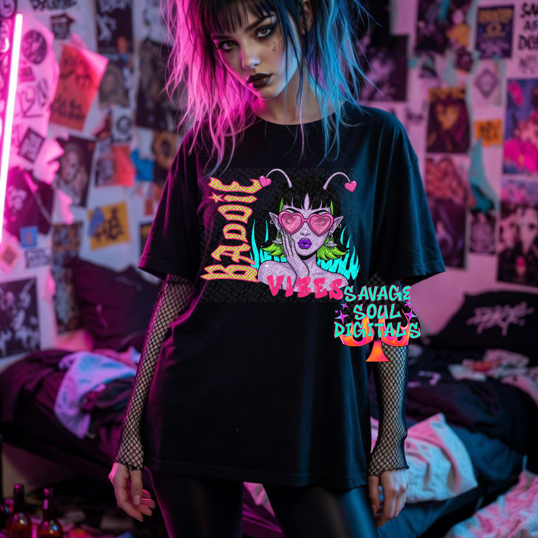 Baddie Vibes V1 PNG | Digital File | Digital Download Only