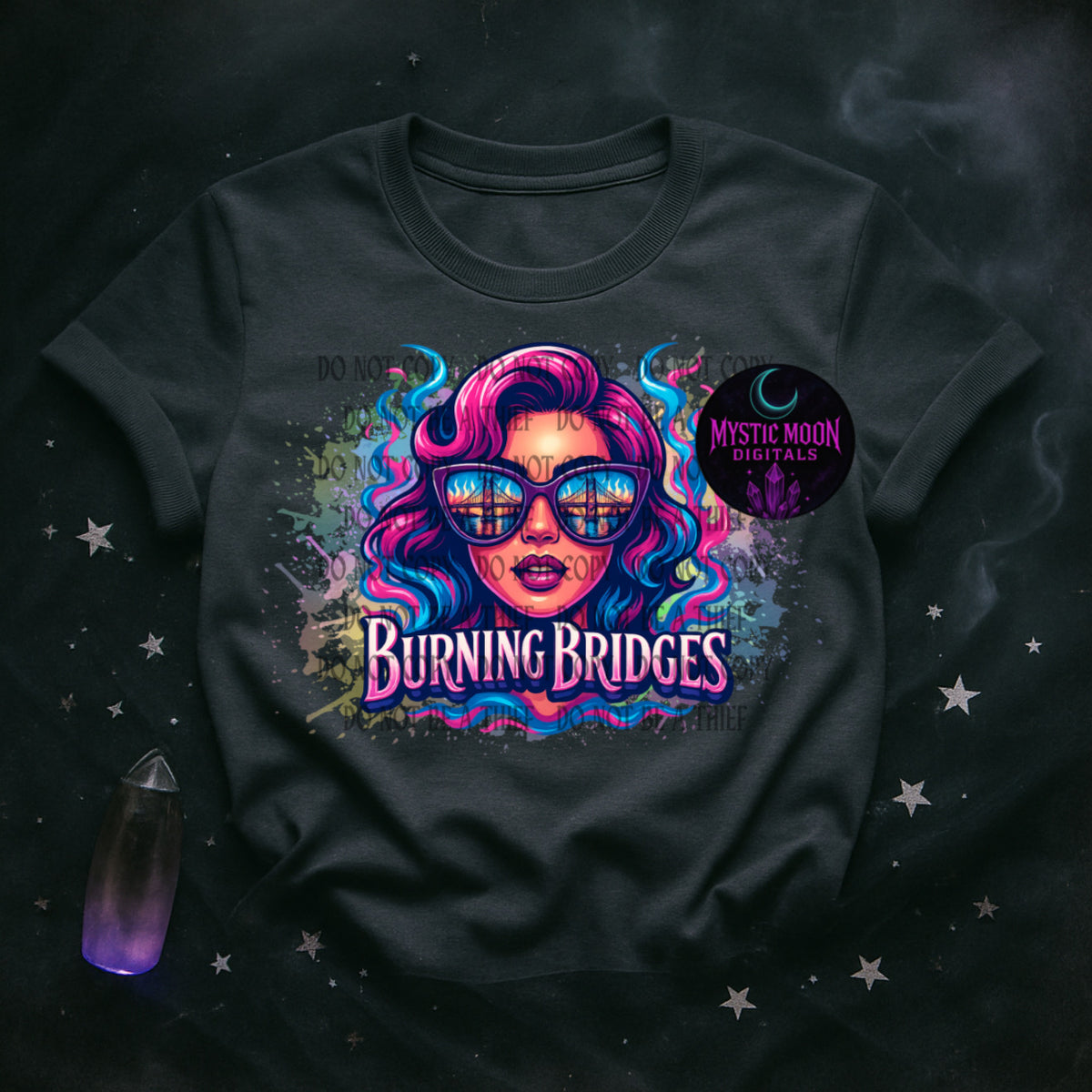 Burning Bridges  PNG | Digital File | Digital Download Only