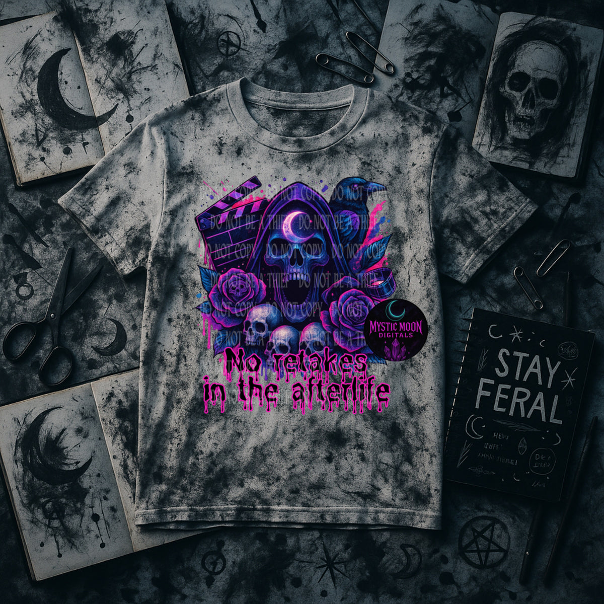 No Retakes PNG | Digital File | Digital Download Only