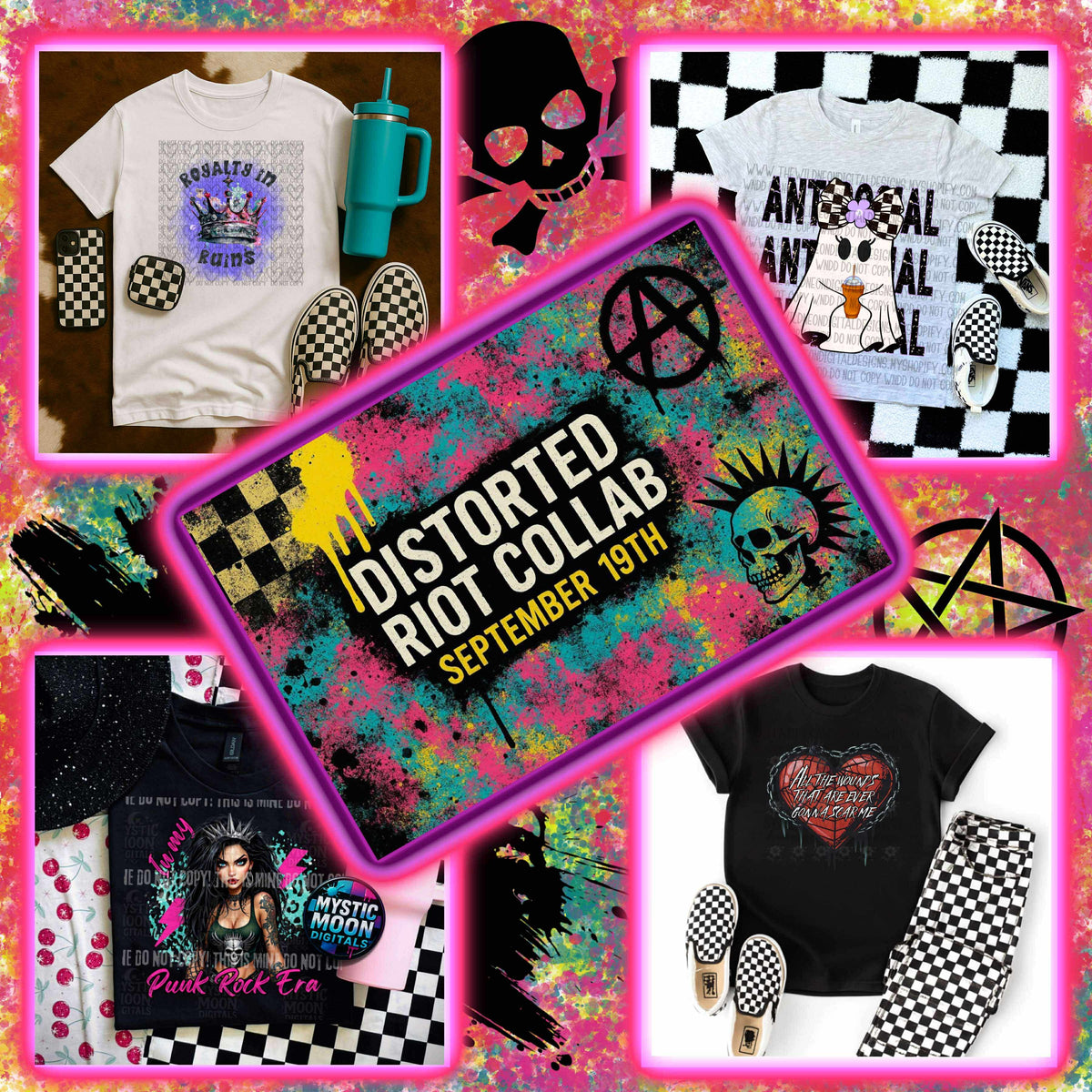 Distorted Riot Collab | PNG | Collabs | Digital Files Only | Digital Download Only