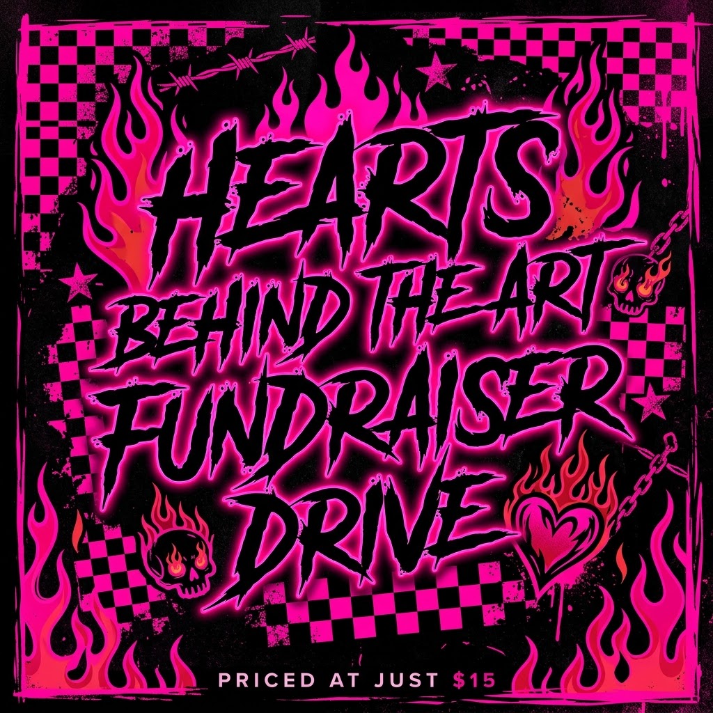 Hearts Behind The Art Fundraiser Collab Digital Download Only