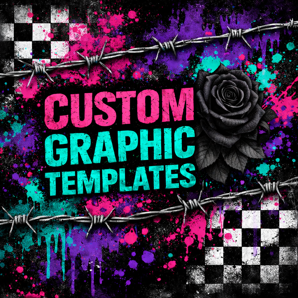Custom Graphic Templates | Digital Download