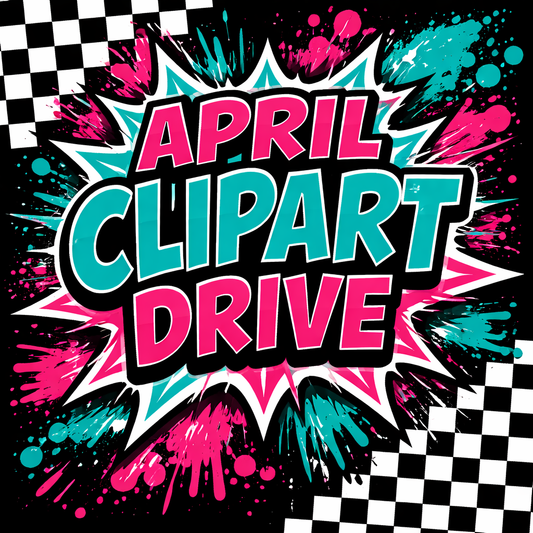 April Clipart Drive | Digital Download